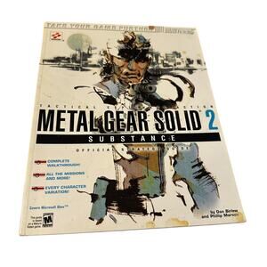 Metal Gear Solid® 2 : Substance™ by Phillip Marcus (2002, Trade Paperback)